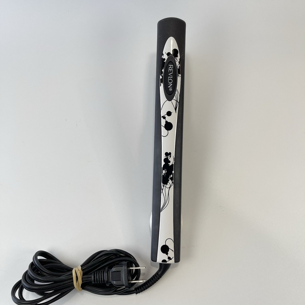 Revlon 1 Inch  Ceramic Tourmaline  Flat Iron Hair Styler Model RVST2036‎ Tested